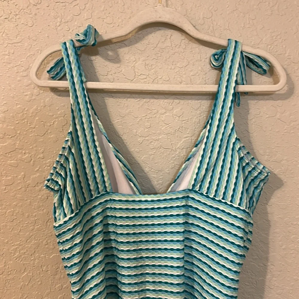 Time and true bubble stripe one piece k